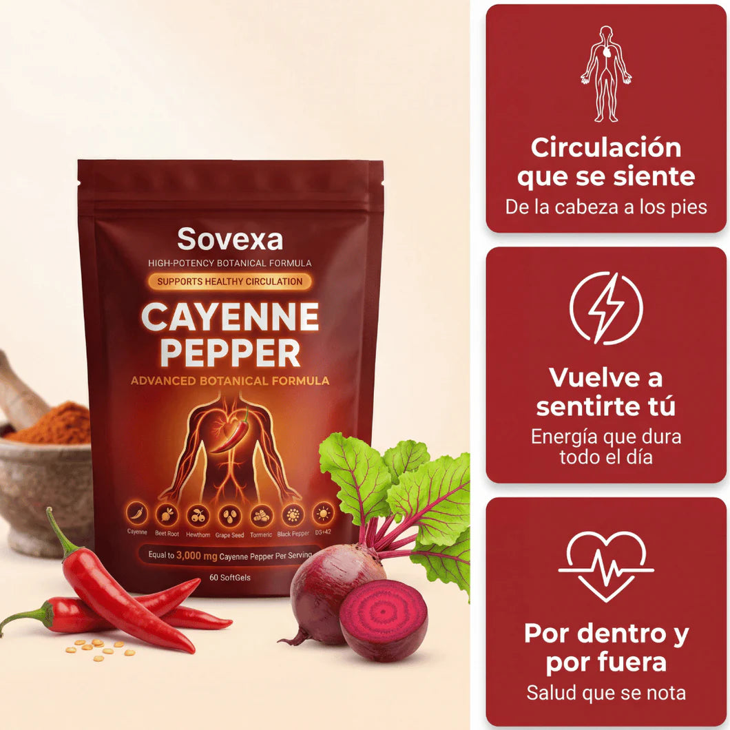 CAYENNE PEPPER ® - Reactiva tu Circulación Natural