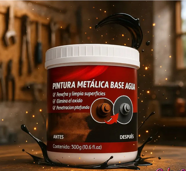 PACK: 2x1 Pintura Antióxido - Elimina el Óxido Fácil - Recupera Metales en Solo Minutos