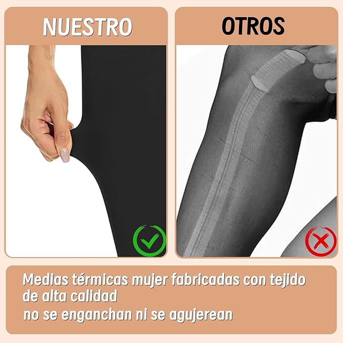 Calza Pantys De Polar Efecto Piel | talla unica