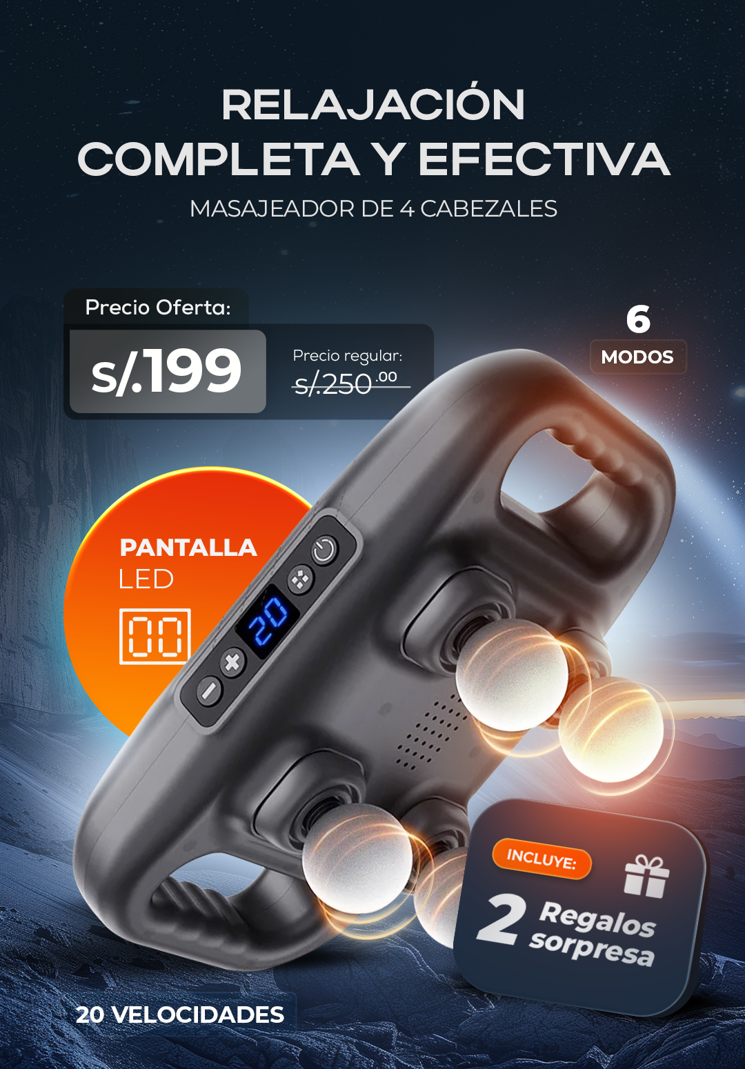 MASAJEADOR 4 CABEZALES