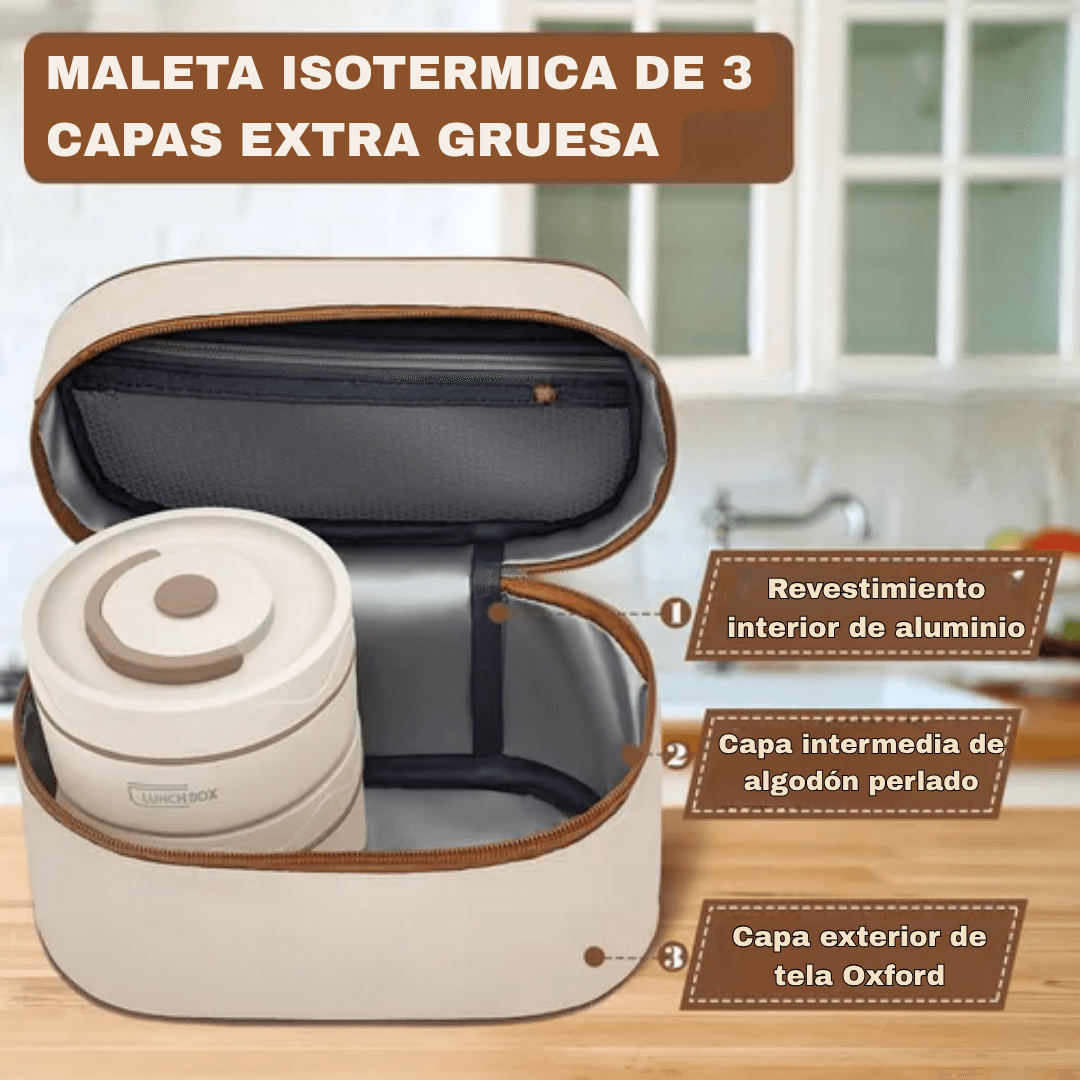 PACK LUNCHBOX®: 4 Loncheras Térmicas + Maleta +  ¡Obsequio!