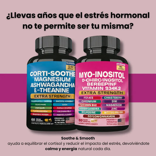 Kit Soothe & Smooth – Equilibra tu cortisol y recupera tu calma natural