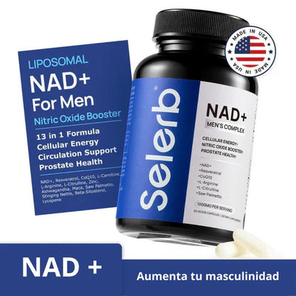 Selerb NAD+ | Potencia Total de Energía y Vitalidad Masculina