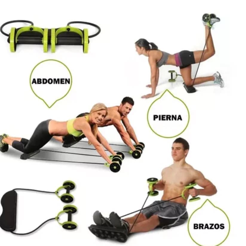 GIMNASIO EN CASA | Ejercitador muscular con ruedas