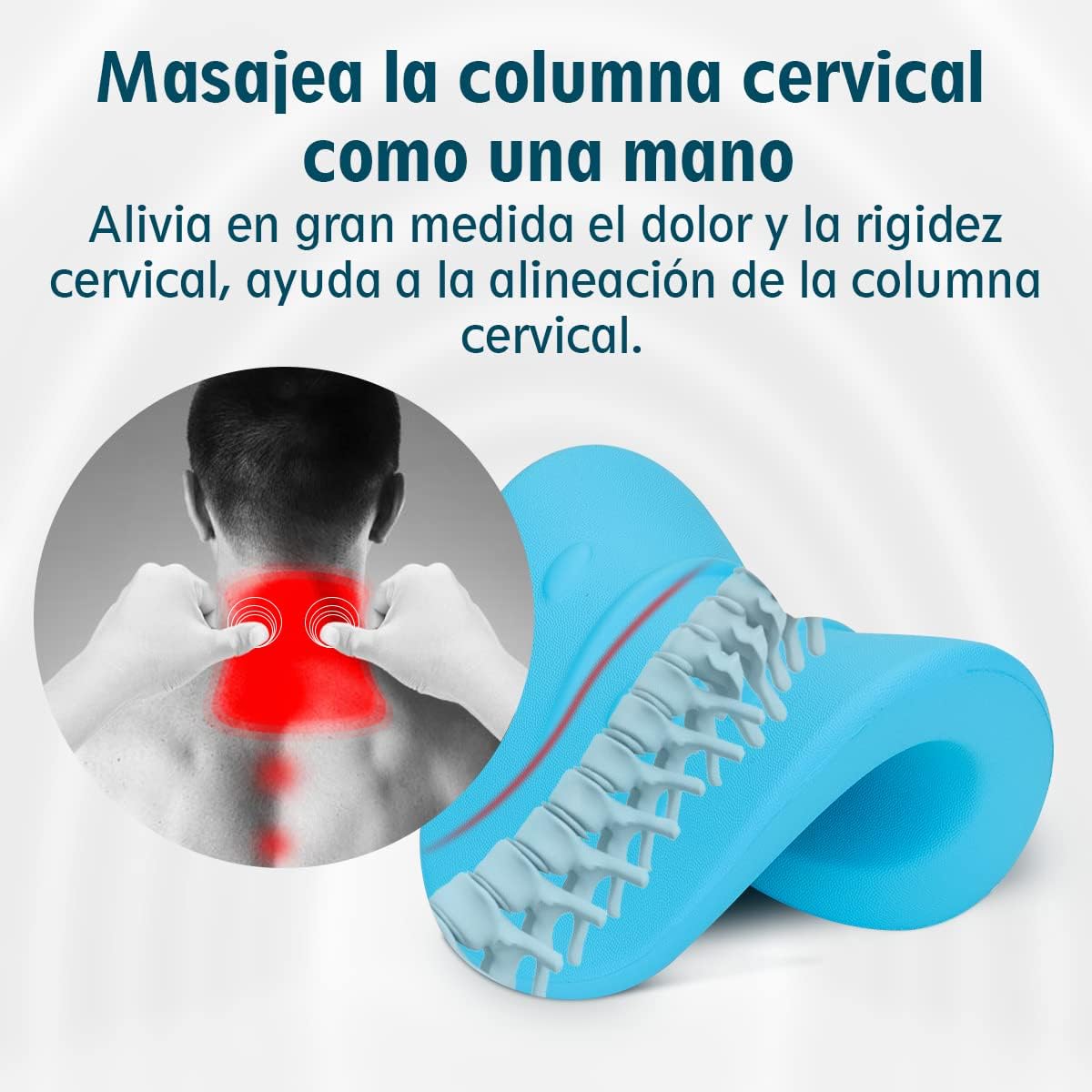 Almohada Tracción cervical®  Alivio de la columna y cervical desde casa | + 2 REGALOS SORPRESA