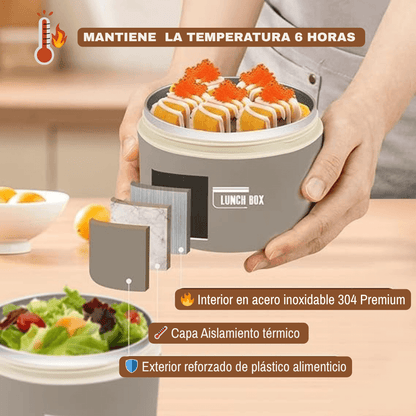 PACK LUNCHBOX®: 4 Loncheras Térmicas + Maleta +  ¡Obsequio!