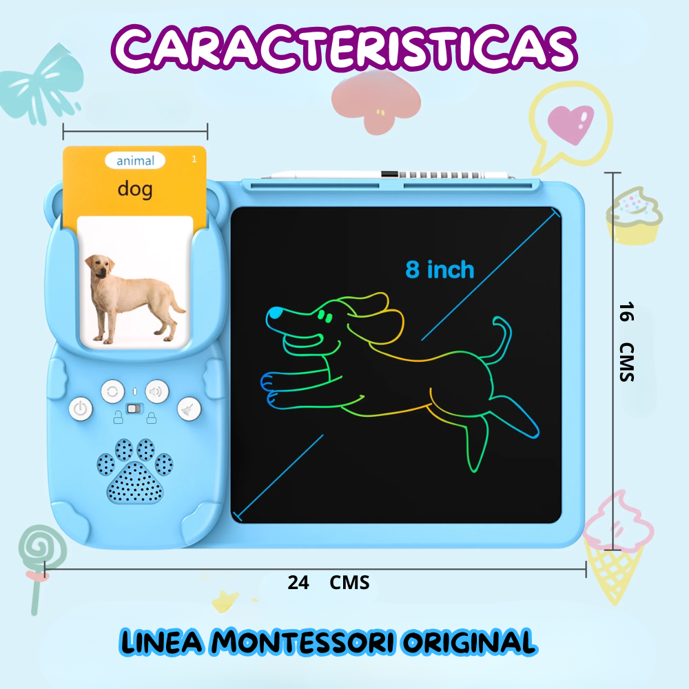 Montessori original interactivo +250 Palabras | Aprende ingles jugando 🎁