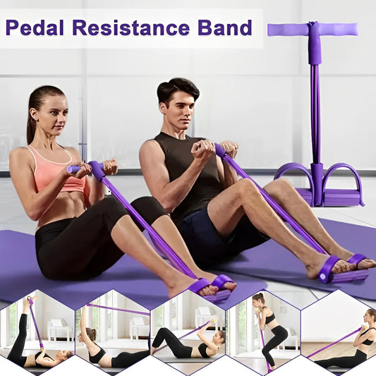 Banda de ejercicios con pedal | Flexi Gym ®️