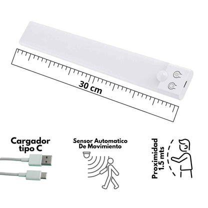 Luz LED con Sensor de Apagado | PROMOCION 4 UNIDADES POR 99.00🎁
