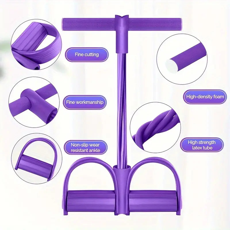 Banda de ejercicios con pedal | Flexi Gym ®️