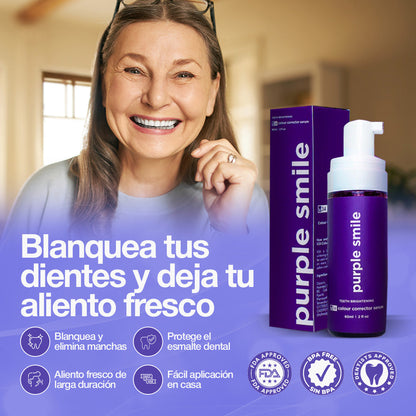 PurpleSmile™ | Di adiós a años de manchas y mal aliento