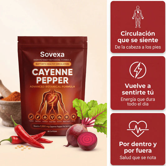 CAYENNE PEPPER ®  - Reactiva tu Circulación Natural