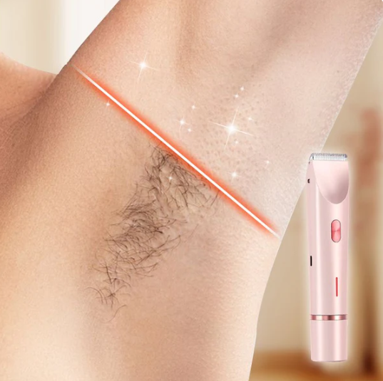 🌸✨ Depiladora Facial y Corporal 2 en 1 para Mujer | Doble Cabezal + Resistente al Agua IPX7 💖