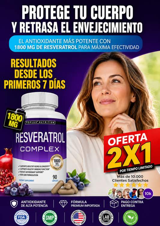 RESVERATROL COMPLEX 2X1 | ULTIMAS UNIDADES