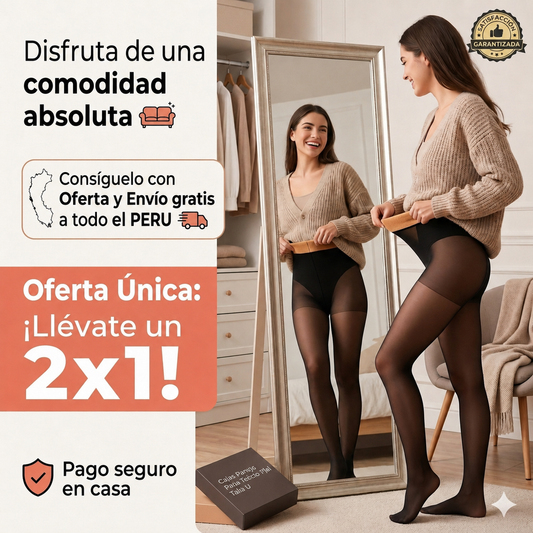 Calza Pantys De Polar Efecto Piel | talla unica
