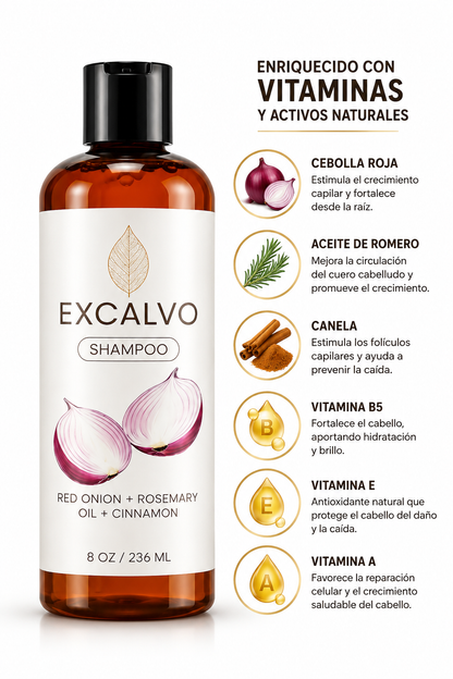 🔥 EXCALVO: MENOS CAÍDA, MÁS CABELLO EN POCAS SEMANAS 🔥