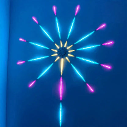 Luz LED de Fuegos Artificiales Para Pared A Control Remoto