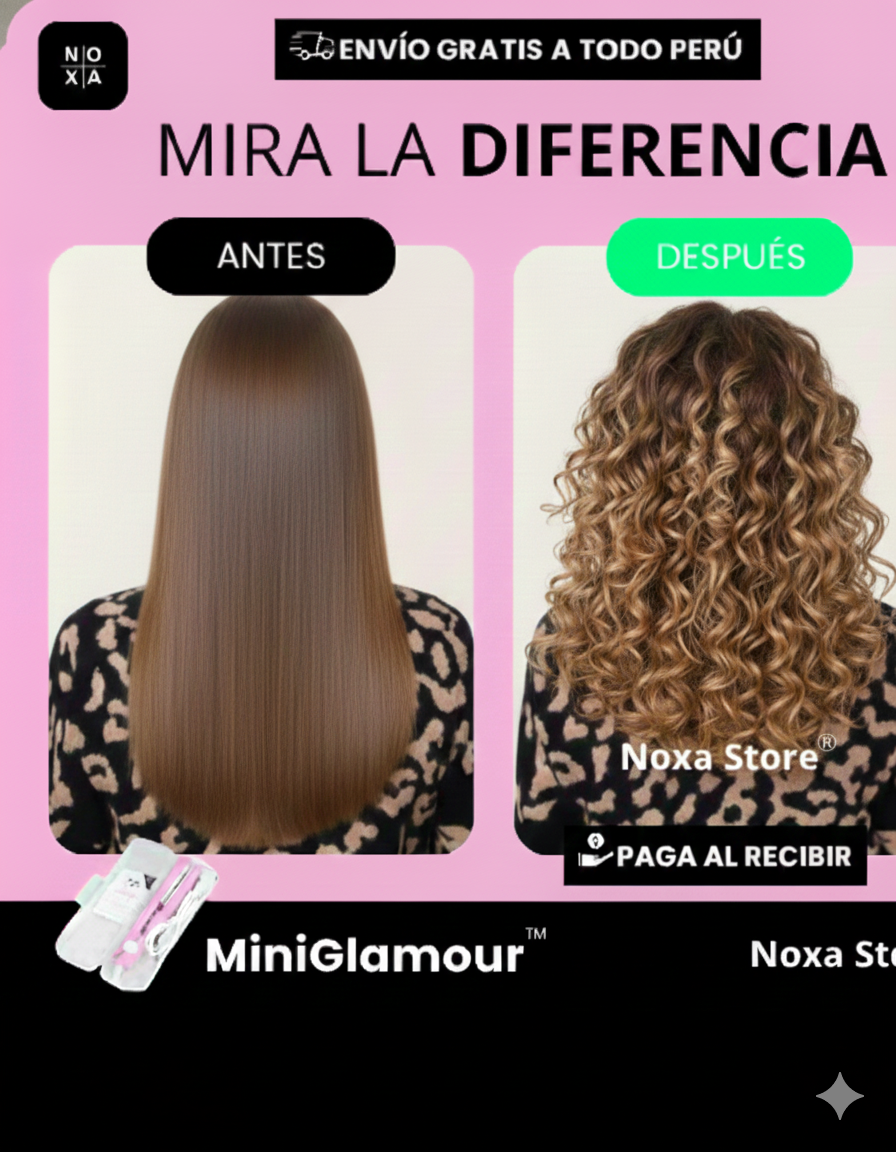 PROMOCIÓN 2x1 MiniGlamour™ | Mini Plancha de Cartera Luce perfecta en minutos  | +2 REGALOS SORPRESA 🎁