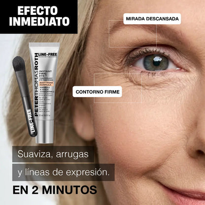 LINE-FREE | TENSOR TEMPORAL + BRUSH | OJOS LIBRES DE ARRUGAS AL INSTANTE