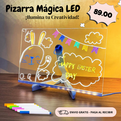 Pizarra Mágica LED - ¡Ilumina tu Creatividad! 😍PRODUCTO EN TENDENCIA😍 | +Caja de Colores Neon