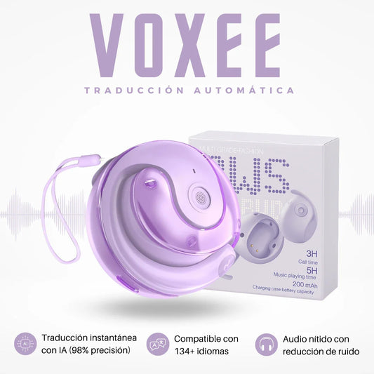 VOXEE IA | Audífonos con traducción instantánea en tiempo real 🎧