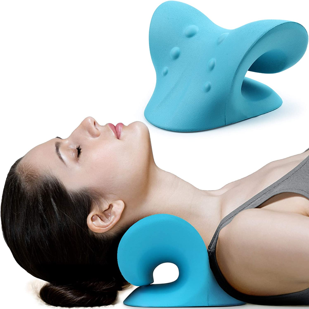 Almohada Tracción cervical®  Alivio de la columna y cervical desde casa | + 2 REGALOS SORPRESA
