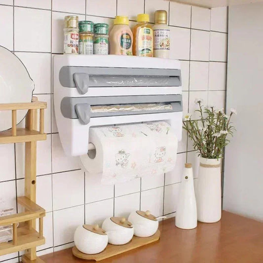 Organizador de rollos Modern Lar™ con soportes y cortador integrado