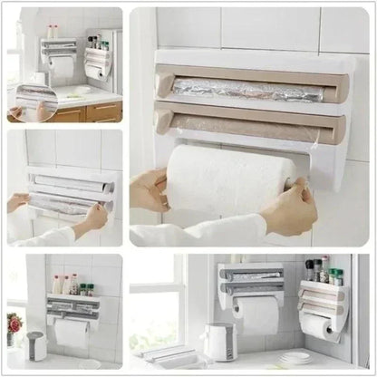 Organizador de rollos Modern Lar™ con soportes y cortador integrado