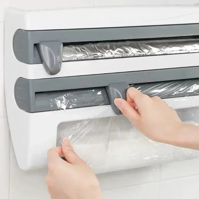 Organizador de rollos Modern Lar™ con soportes y cortador integrado