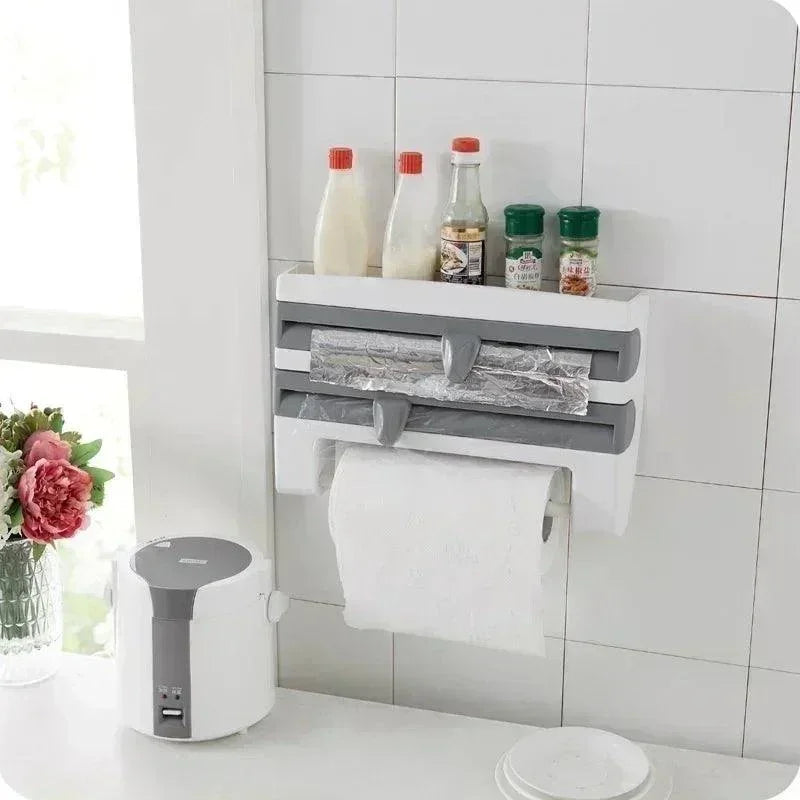 Organizador de rollos Modern Lar™ con soportes y cortador integrado