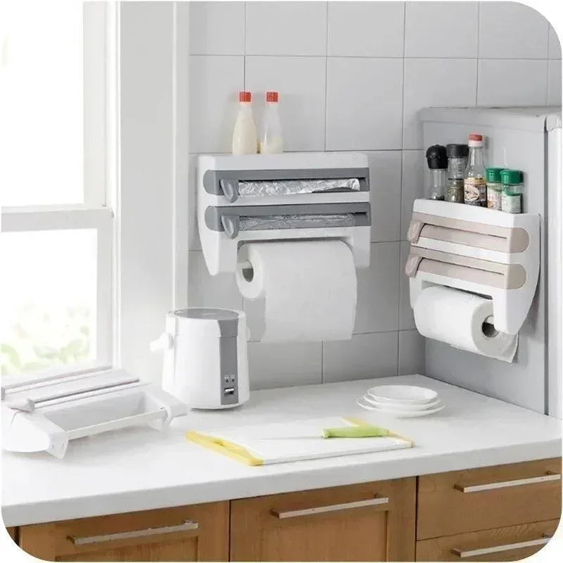 Organizador de rollos Modern Lar™ con soportes y cortador integrado