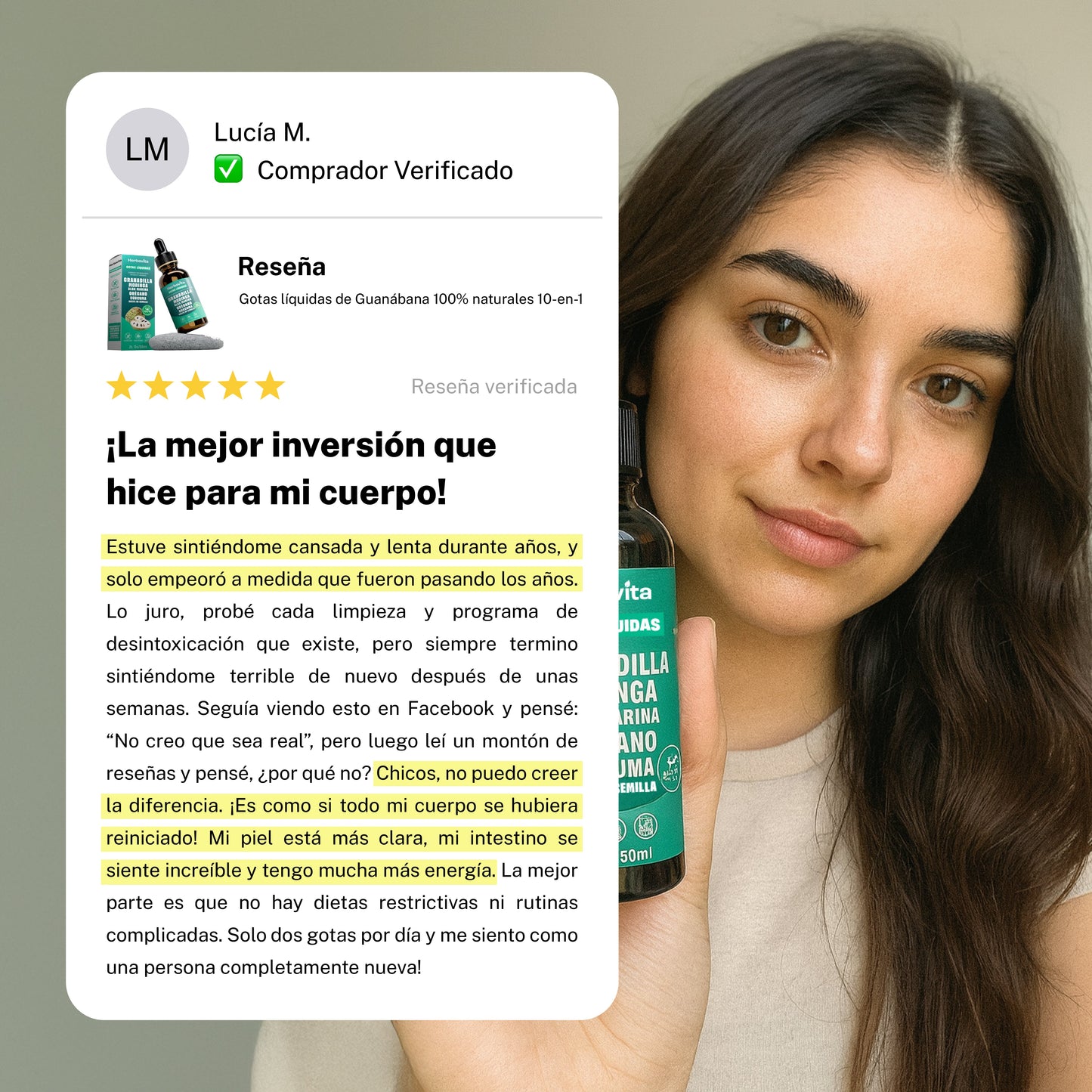 Herbavita | Gotas 100% orgánicas de Guanábana