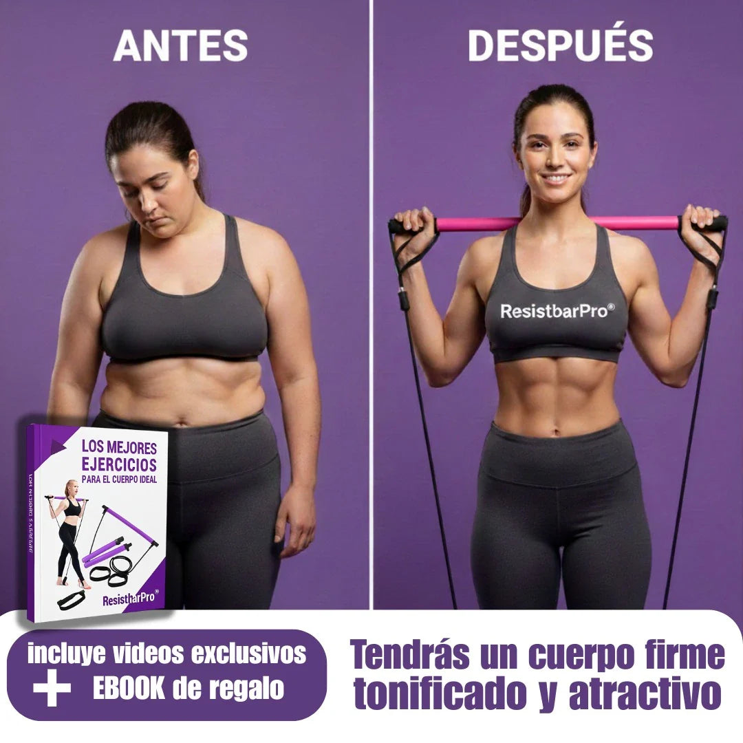 ResistBarPro® tonifica tu cuerpo mejor que un gimnasio +2 regalos adicionales 🎁