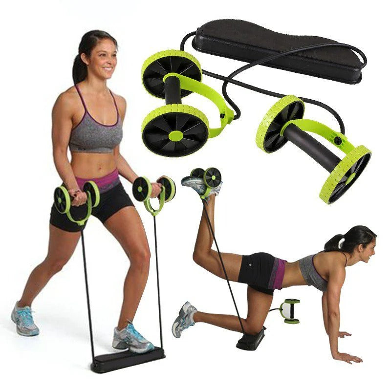 GIMNASIO EN CASA | Ejercitador muscular con ruedas