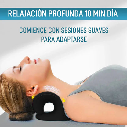 Almohada Tracción cervical®  Alivio de la columna y cervical desde casa | + 2 REGALOS SORPRESA