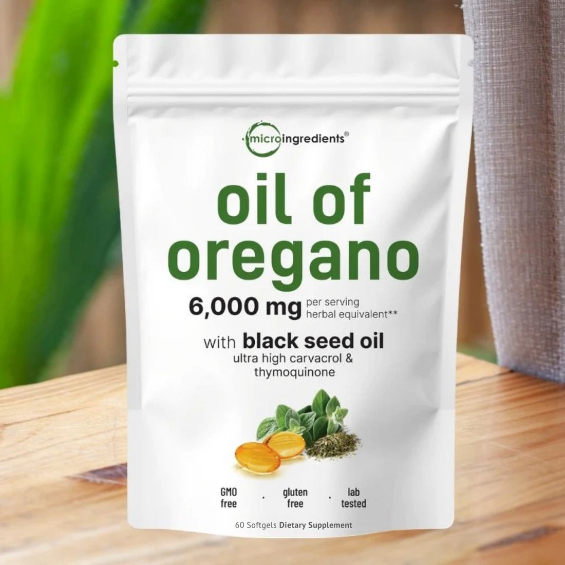 Aceite de Orégano y Semilla Negra 6.000Mg - 😱AUMENTA TUS DEFENSAS EN SEGUNDOS😱