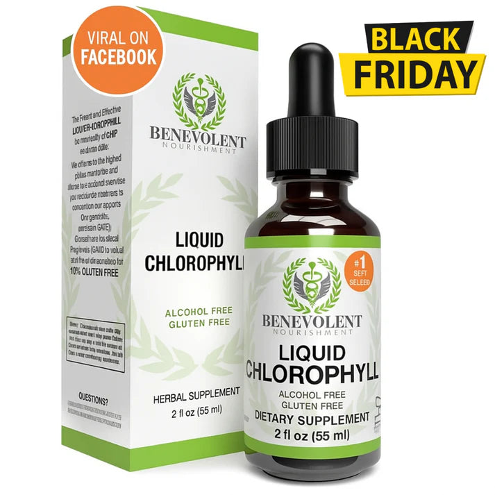 Gotas de clorofila líquida- Black Friday Oferta