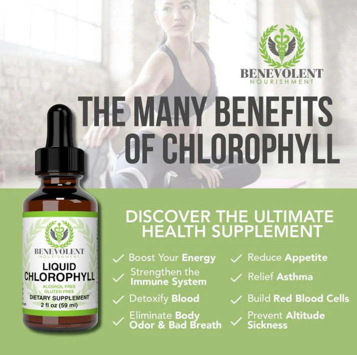 Gotas de clorofila líquida- Black Friday Oferta