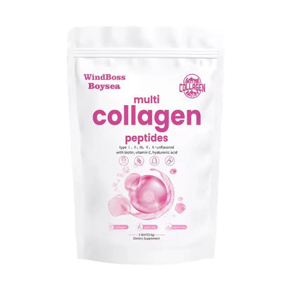 colágeno de 5 tipos + ácido hialurónico, vitamina C y biotina