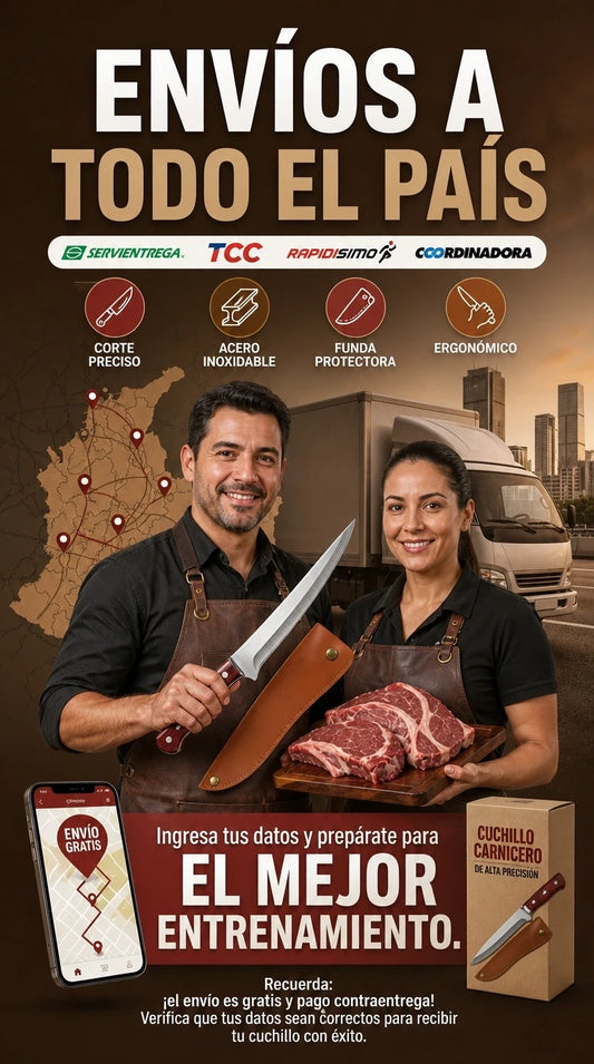 Cuchillo carnicero alta precisión