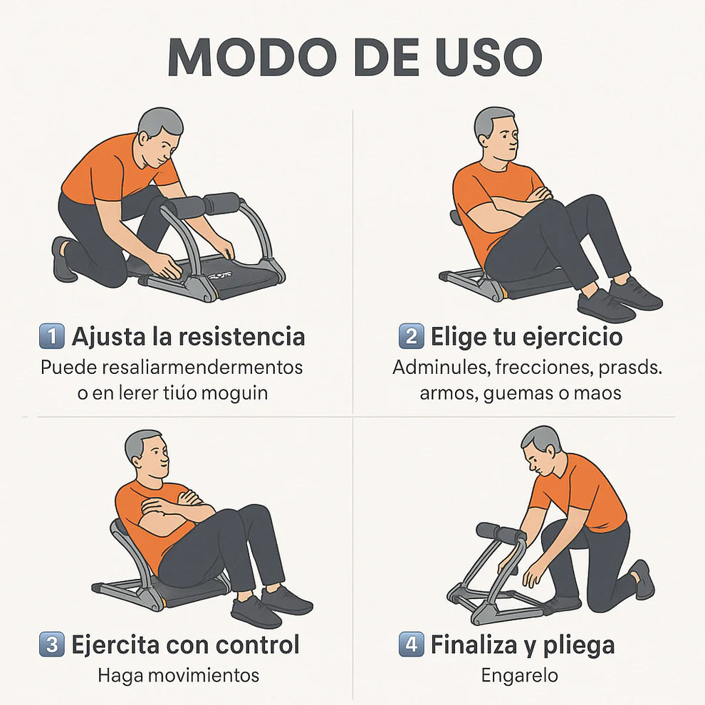 Gimnasio 6 en 1 para tonificar tu cuerpo