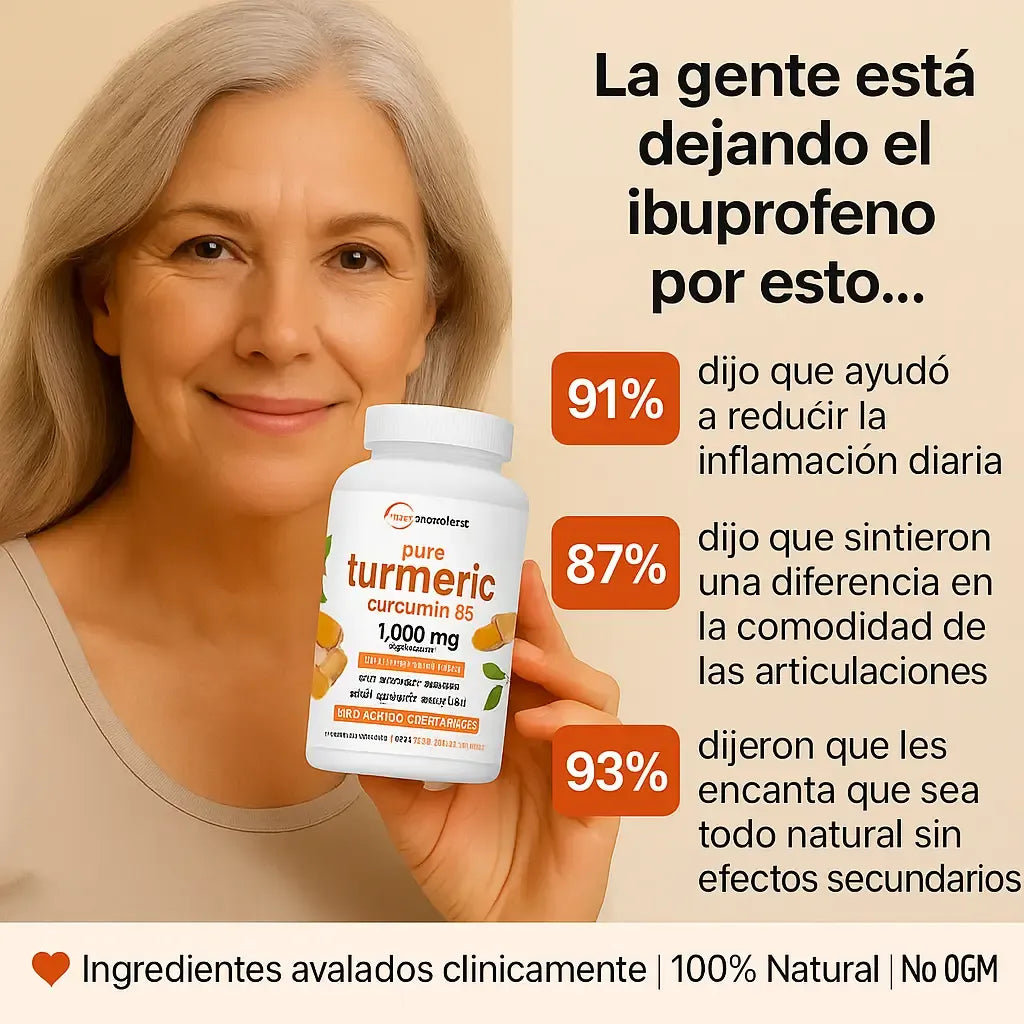 El Antiinflamatorio Natural Más Potente – Cúrcuma 95%