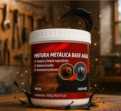 PACK: 2x1 Pintura Antióxido - Elimina el Óxido Fácil - Recupera Metales en Solo Minutos
