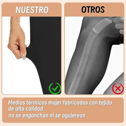Calza Pantys De Polar Efecto Piel | talla unica