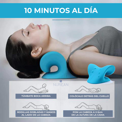 Almohada Tracción cervical®  Alivio de la columna y cervical desde casa | + 2 REGALOS SORPRESA