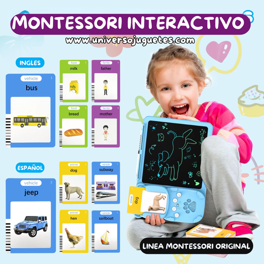 Montessori original interactivo +250 Palabras | Aprende ingles jugando 🎁